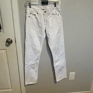 Garnet Hill white jeans